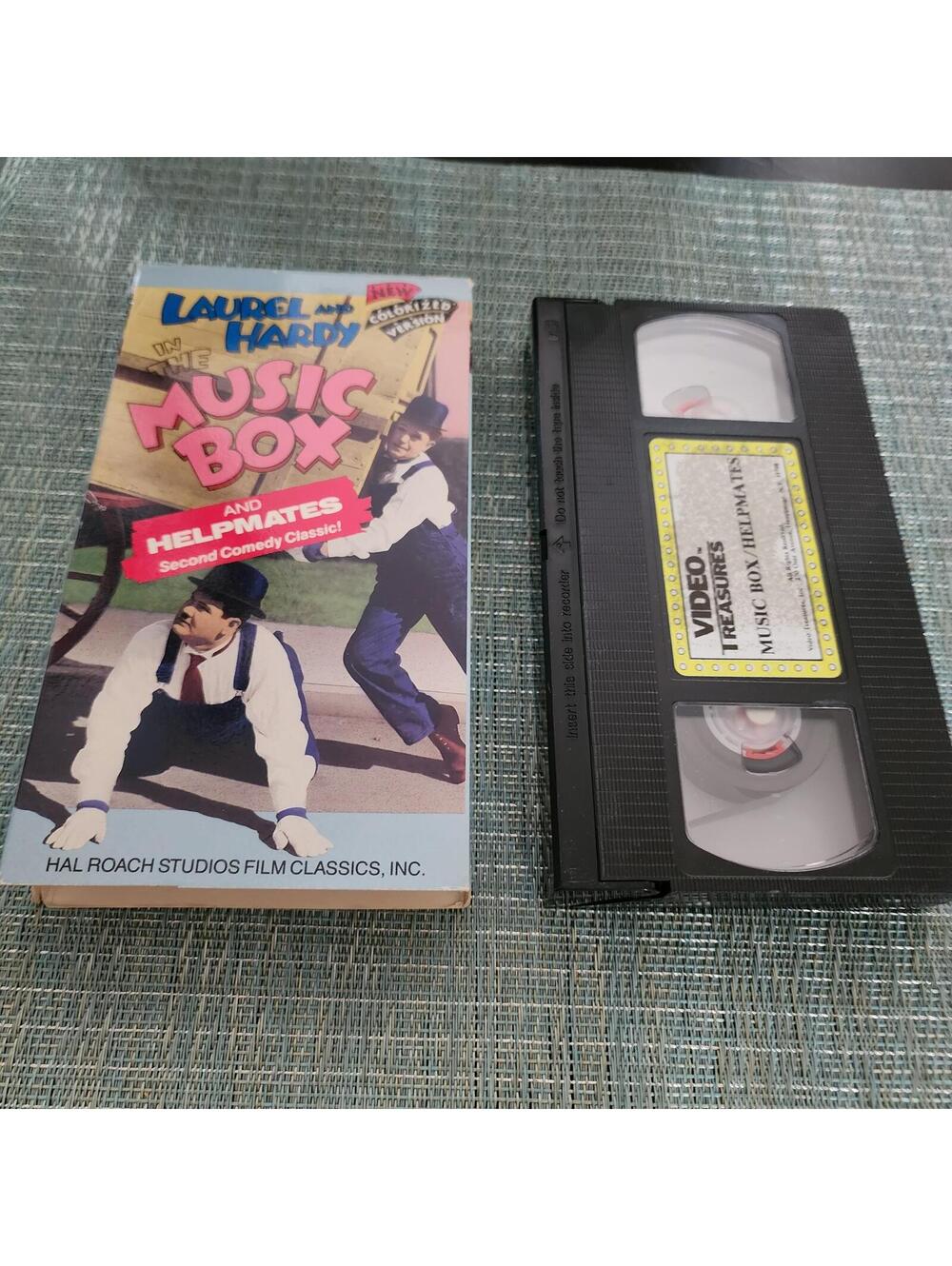 Laurel and Hardy The Music Box VHS Hal Roach Film Classics Tested Works